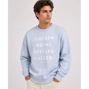 AS Colour Relax‎ Crewneck Sweatshirt Light Blue Chosen Royal 1 Peter 2:9 Large